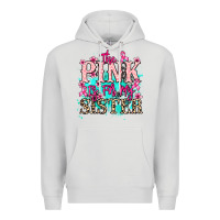 Dove Grey The pink is for my sister Cancer Awareness Premium Hoodie - HowdyJamesFarm