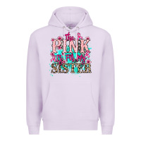 Lilac The pink is for my sister Cancer Awareness Premium Hoodie - HowdyJamesFarm