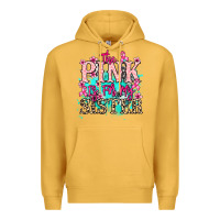Mustard The pink is for my sister Cancer Awareness Premium Hoodie - HowdyJamesFarm