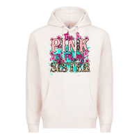 Pale Pink The pink is for my sister Cancer Awareness Premium Hoodie - HowdyJamesFarm