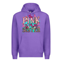 Purple The pink is for my sister Cancer Awareness Premium Hoodie - HowdyJamesFarm