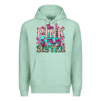 Seafoam The pink is for my sister Cancer Awareness Premium Hoodie - HowdyJamesFarm