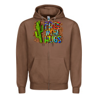 Chestnut free mom hugs Zipper Hoodie - LillyAllenDesigns