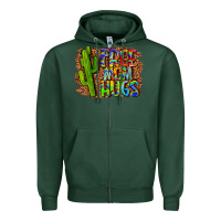 Sports Green free mom hugs Zipper Hoodie - LillyAllenDesigns