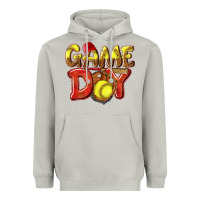 Moon Dust Game Day Softball Heavyweight Hoodie - NancyCooperArtShop