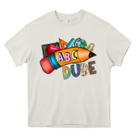 Cream dude Heavy Core Tee - CowhideDigitalArt
