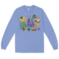Colony Blue tax preparer Long Sleeve Tee - MaliasSmallBusiness