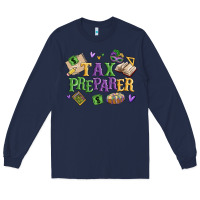 Navy tax preparer Long Sleeve Tee - MaliasSmallBusiness