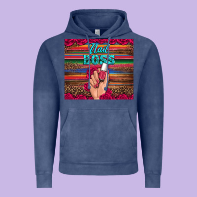Nail Boss Vintage Hoodie Designed By Artiststas