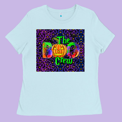 The Boo Crew Tumbler Ladies Tee Designed By Jahusdesignshop
