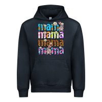 Navy Easter mama mama mama Urban Hoodie - OliviaCreatesArt