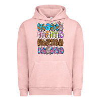 Pigment Salmon Easter mama mama mama Urban Hoodie - OliviaCreatesArt