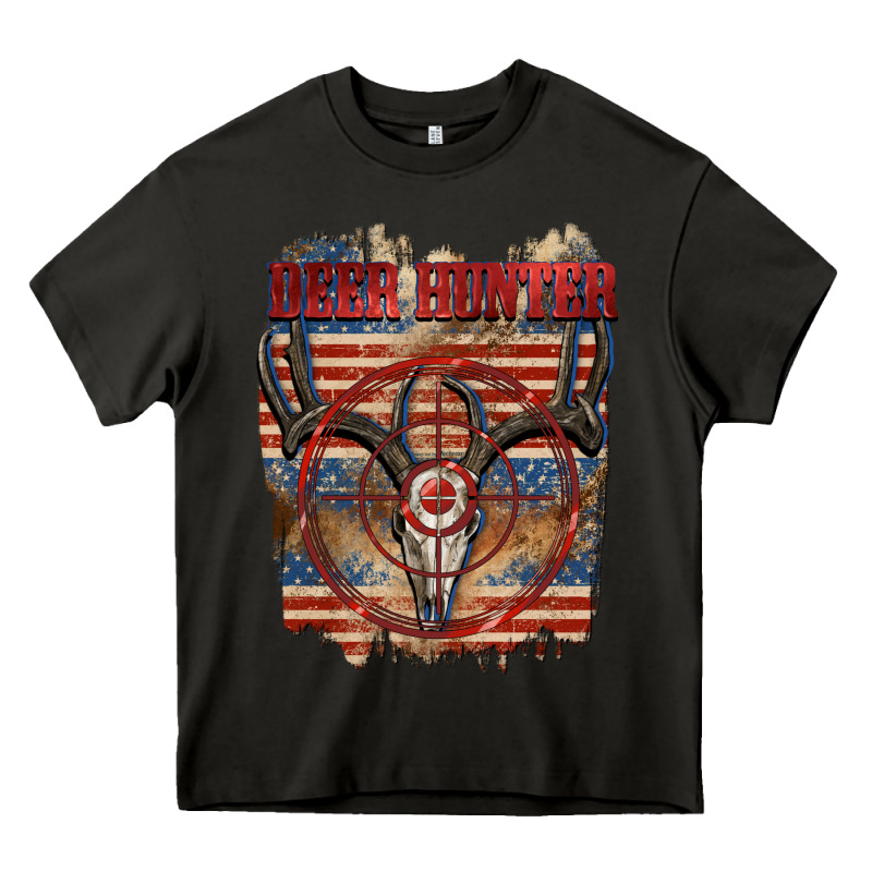 Deer Hunter 4th Of July Heavy Core Tee by CowGirlArtShop | Teevron