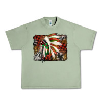 Oil Green indian headdress christmas Urban Heavy Tee - Jasminsmagicworld