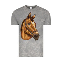 Cloud Rock horse Vintage Tee - BarkalooDesign