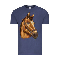 Vintage Denim horse Vintage Tee - BarkalooDesign