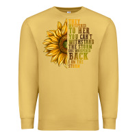 Antique Gold They Whispered To Her You Can't Withstand Premium Sweatshirt - texasbilliewilder