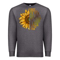 Charcoal Heather They Whispered To Her You Can't Withstand Premium Sweatshirt - texasbilliewilder