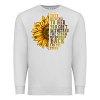 Dove Grey They Whispered To Her You Can't Withstand Premium Sweatshirt - texasbilliewilder