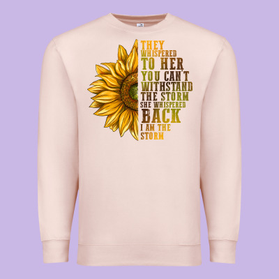 They Whispered To Her You Can't Withstand Premium Sweatshirt Designed By Texasbilliewilder