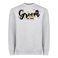 Heather Grey groom Heavyweight Sweatshirt - MaliasSmallBusiness