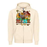 Mama Hen Zipper Hoodie | Teevron