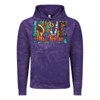 Cloud Purple love my tribe native american indian headdress Vintage Hoodie - Artiststas