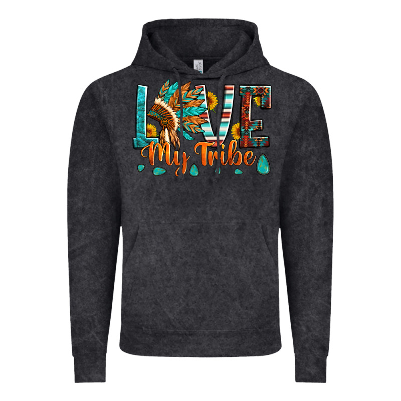 Love My Tribe Native American Indian Headdress Vintage Hoodie by Artiststas | Teevron