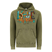 Vintage Olive love my tribe native american indian headdress Vintage Hoodie - Artiststas