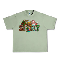 Oil Green true story jesus and mary wıth santa Urban Heavy Tee - AdoDesignShop