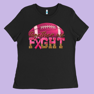 Together We Fight Ladies Tee Designed By Texasbilliewilder