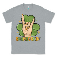 Heather Grey st. patrick's day shamrockin' Classic Tee - MaliasSmallBusiness