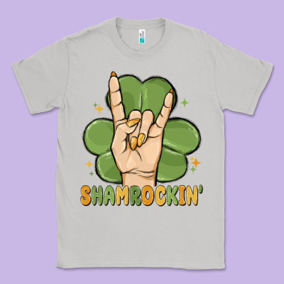 St. Patrick's Day Shamrockin' Classic Tee Designed By Maliassmallbusiness