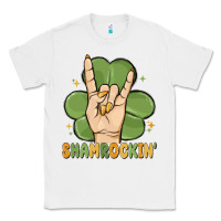 White st. patrick's day shamrockin' Classic Tee - MaliasSmallBusiness