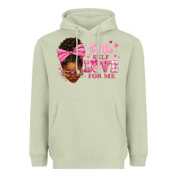Matcha it's the self love for me afro woman Heavyweight Hoodie - texasbilliewilder