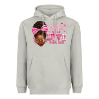 Moon Dust it's the self love for me afro woman Heavyweight Hoodie - texasbilliewilder