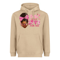 Mushroom it's the self love for me afro woman Heavyweight Hoodie - texasbilliewilder