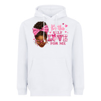 White it's the self love for me afro woman Heavyweight Hoodie - texasbilliewilder