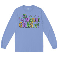 Colony Blue it's mardi gras y'all Long Sleeve Tee - MaliasSmallBusiness