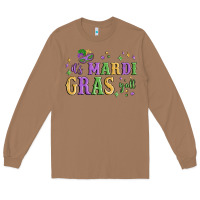 Toasted Coconut it's mardi gras y'all Long Sleeve Tee - MaliasSmallBusiness