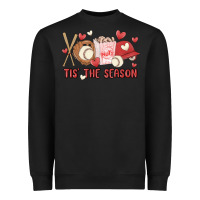 Black tis the season baseball Heavyweight Sweatshirt - MaliasSmallBusiness