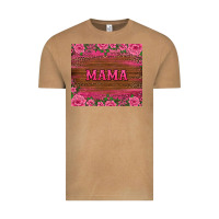 Floral Leopard Mama Tumbler Vintage Tee | Teevron