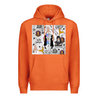 Carrot gothic girl and colorful girl Premium Hoodie - TumblerDesignByShophia