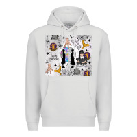 Dove Grey gothic girl and colorful girl Premium Hoodie - TumblerDesignByShophia