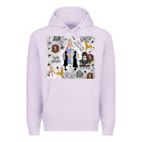 Lilac gothic girl and colorful girl Premium Hoodie - TumblerDesignByShophia