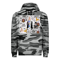 Slate Camo gothic girl and colorful girl Premium Hoodie - TumblerDesignByShophia