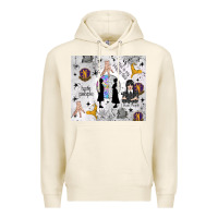 Tofu gothic girl and colorful girl Premium Hoodie - TumblerDesignByShophia
