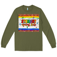 Army Green straight against hate tumbler Long Sleeve Tee - JahusDesignShop