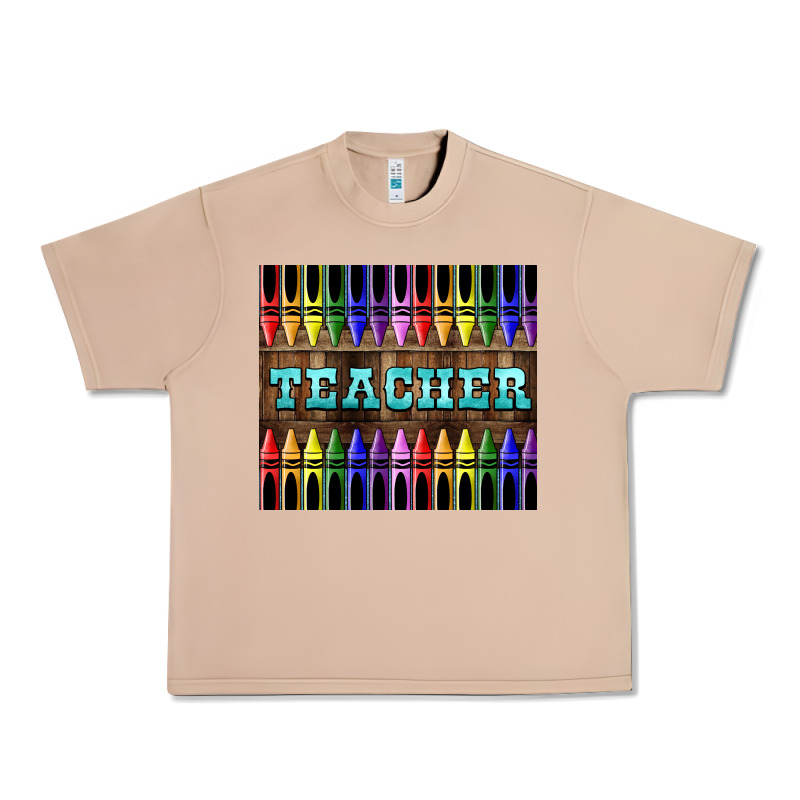 Teacher Crayons Urban Heavy Tee by LillyAllenDesigns | Teevron