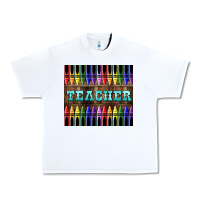 White Teacher Crayons Urban Heavy Tee - LillyAllenDesigns